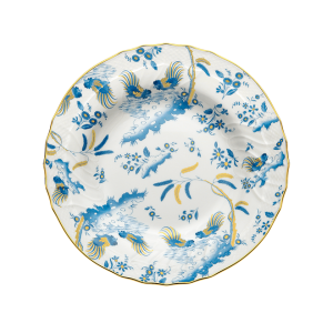 Ginori Oro Di Doccia Turchese Soup Plate - 9.5"